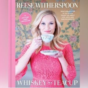 Whiskey In a Teacup by Reese Witherspoon Hardcover Coffee Table Book. New.